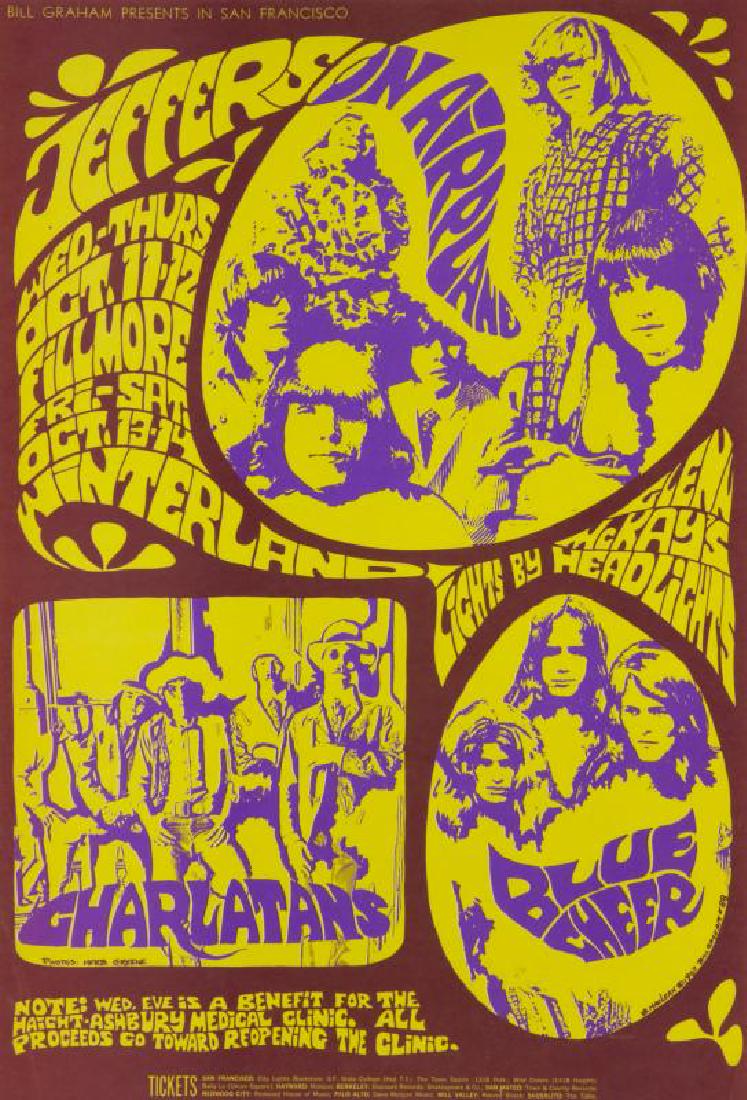 PSYCHEDELIC ACID ROCK CONCERT POSTERS (BILL GRAHAM
