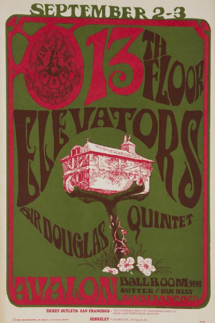 13TH FLOOR ELEVATORS / SIR DOUGLAS QUINTET CONCERT (1 of 1)