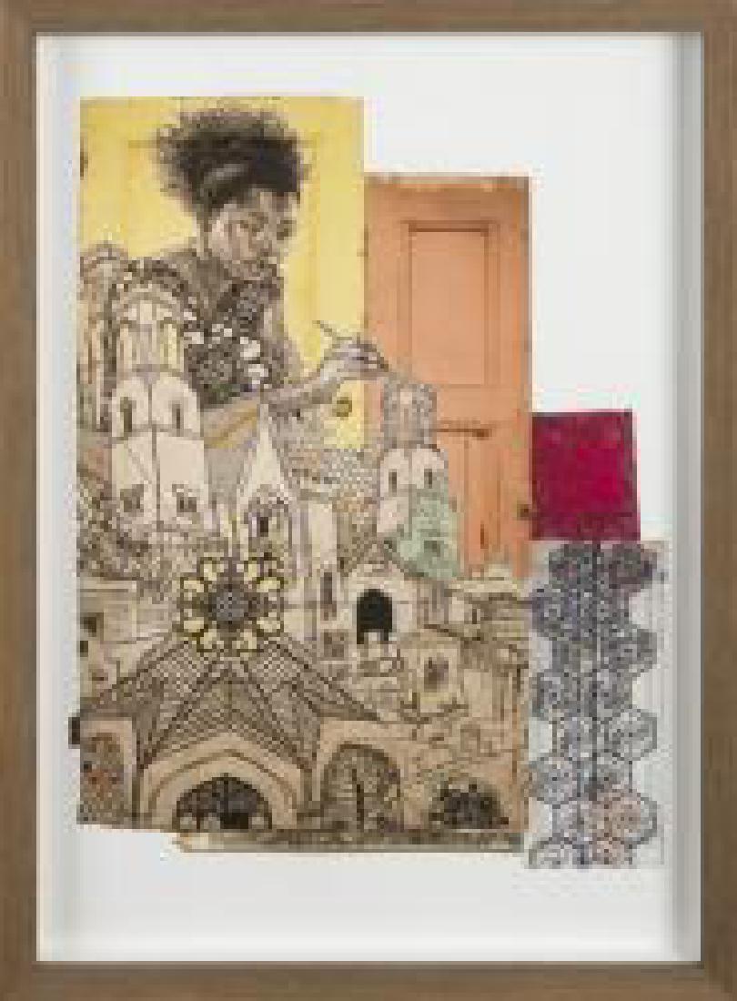 SWOON (American, 1977): Nee Nee - circa 2014Digital fine art print on archival Canson Mi-Teintes paperSigned and titled in pencil on verso and numbered in pencil on recto lower right 1/350 with Braddock blindstamp lower left