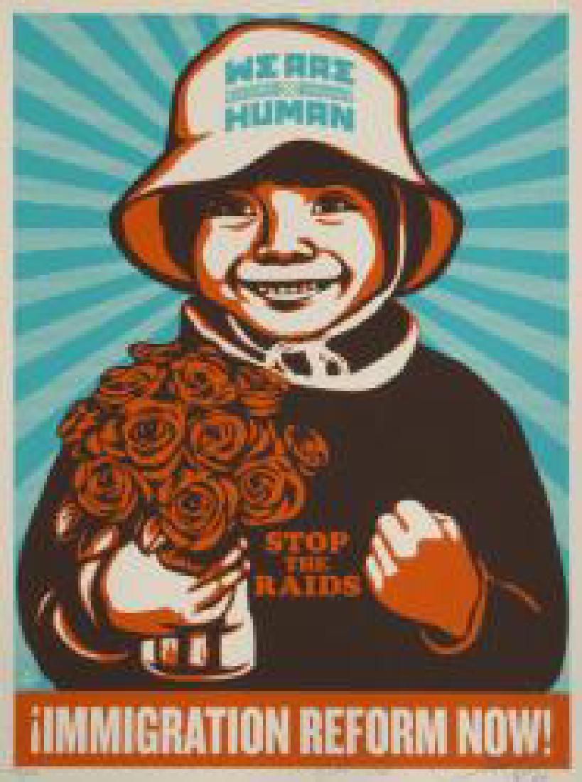 SHEPARD FAIREY with ERNESTO YERENA (1 of 3)