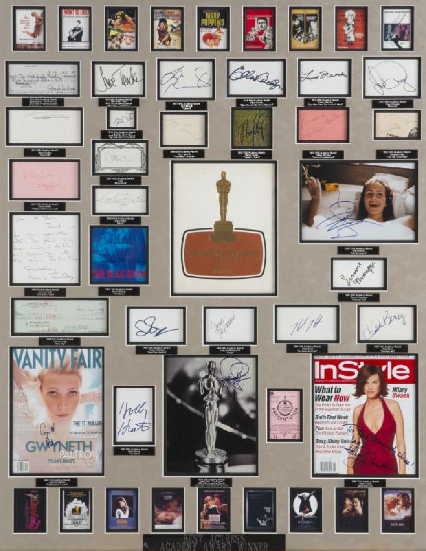 BEST ACTRESS OSCAR WINNERS AUTOGRAPH DISPLAY PIECE (1 of 3)