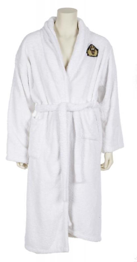 HUGH HEFNER WHITE TERRY ROBE