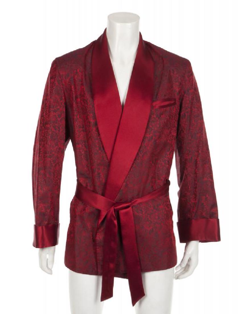 Hugh hefner red smoking jacket cheap