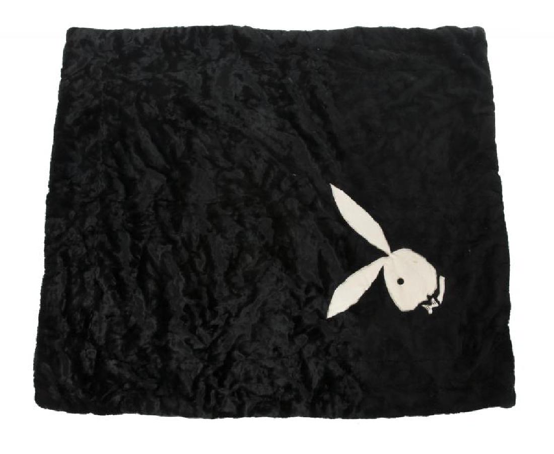HUGH HEFNER VINTAGE FAUX FUR BLANKET (1 of 2)