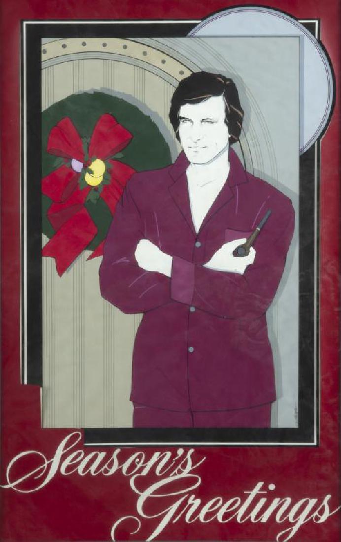 HUGH HEFNER PATRICK NAGEL PORTRAIT (1 of 1)