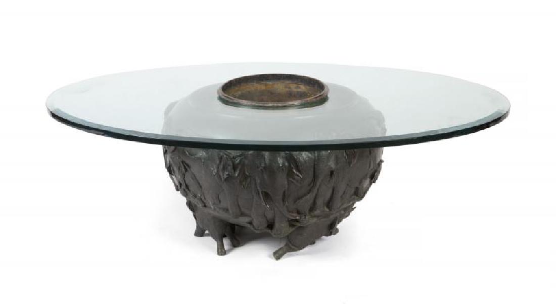 HUGH HEFNER ELEPHANT JARDINIÈRE COFFEE TABLE (1 of 1)