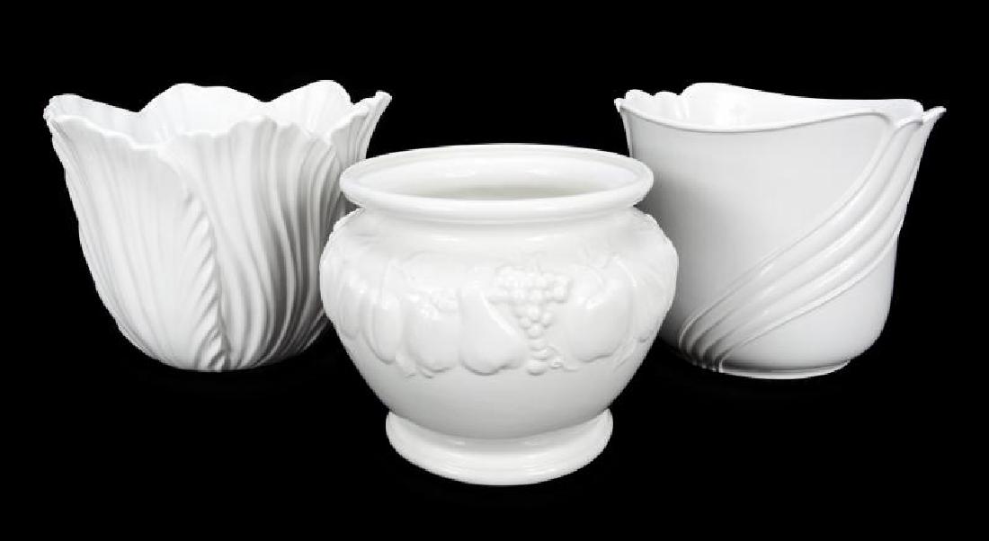 RINGO STARR WHITE PAINTED POTS (1 of 3)