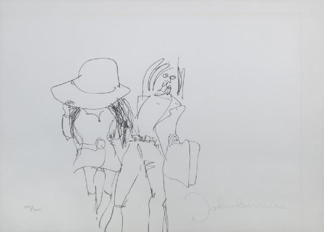 John Lennon Signed Bag One Print •
