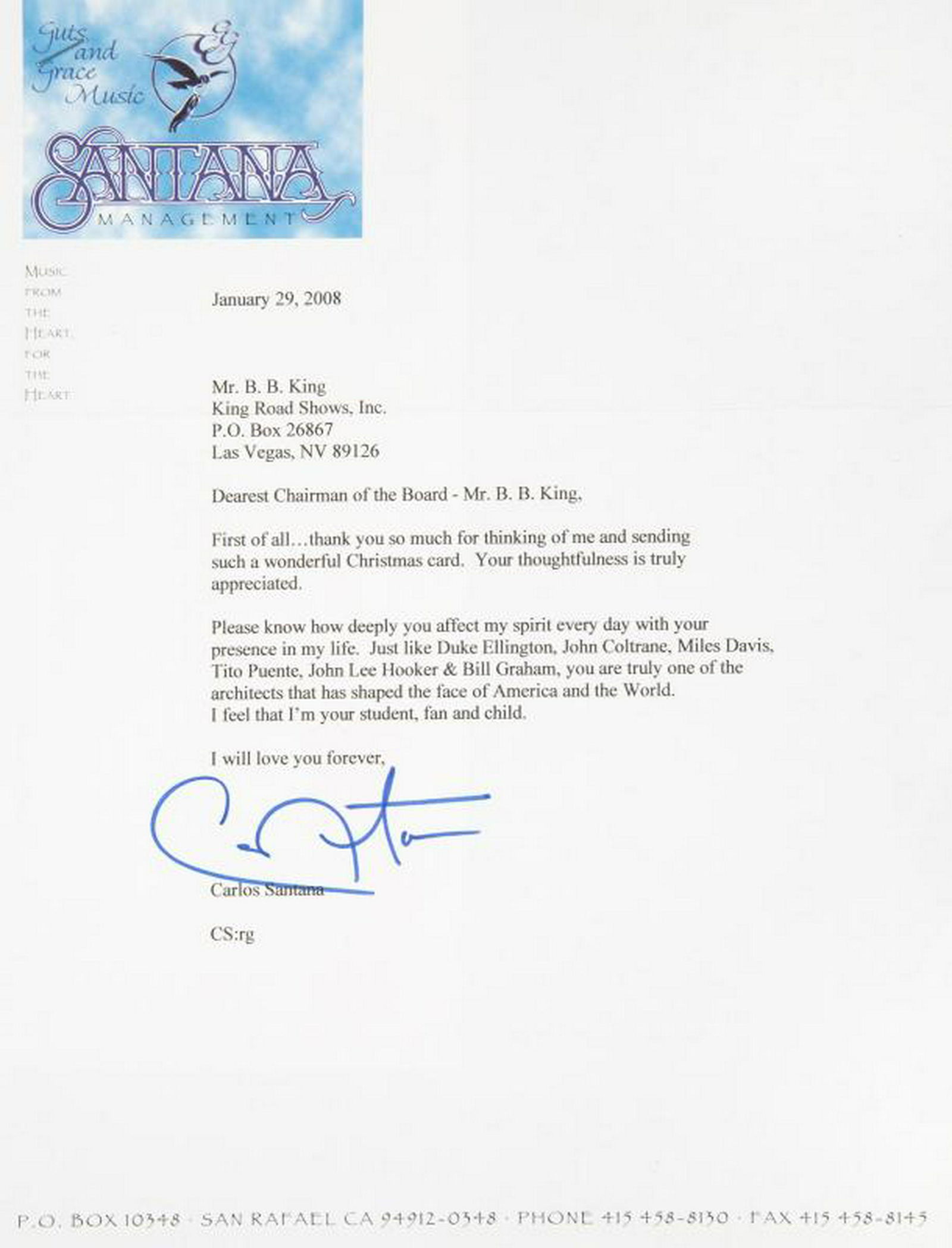 bb king carlos santana