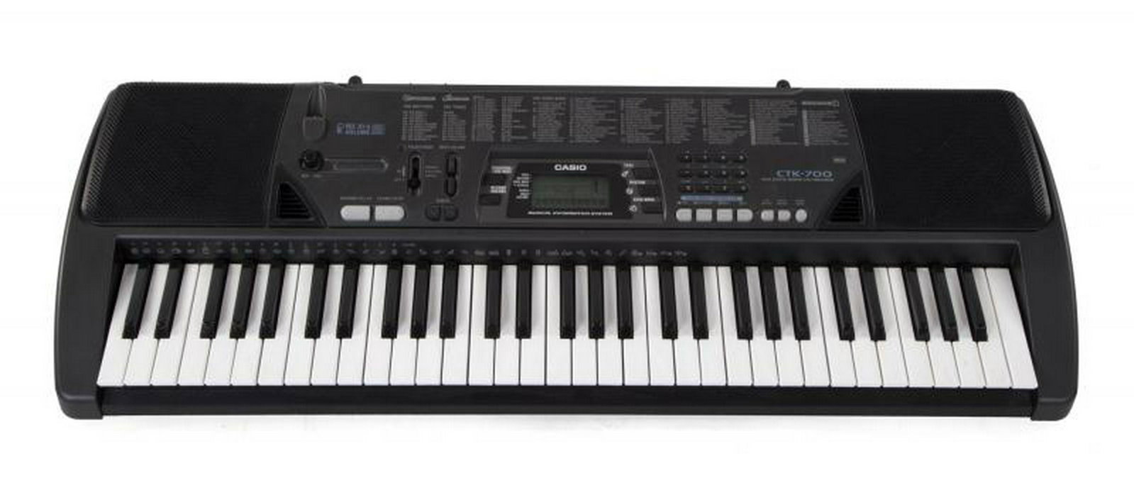 B.B. KING CASIO CTK-700 KEYBOARD: A Casio CTK-700 100 song bank portable keyboard with 100 rhythms and 100 tones. Serial number 7993300R. Together with power cable. 37 by 12 1/2 by 4 1/2 inches PROVENANCE From the Estate of B.B. King 