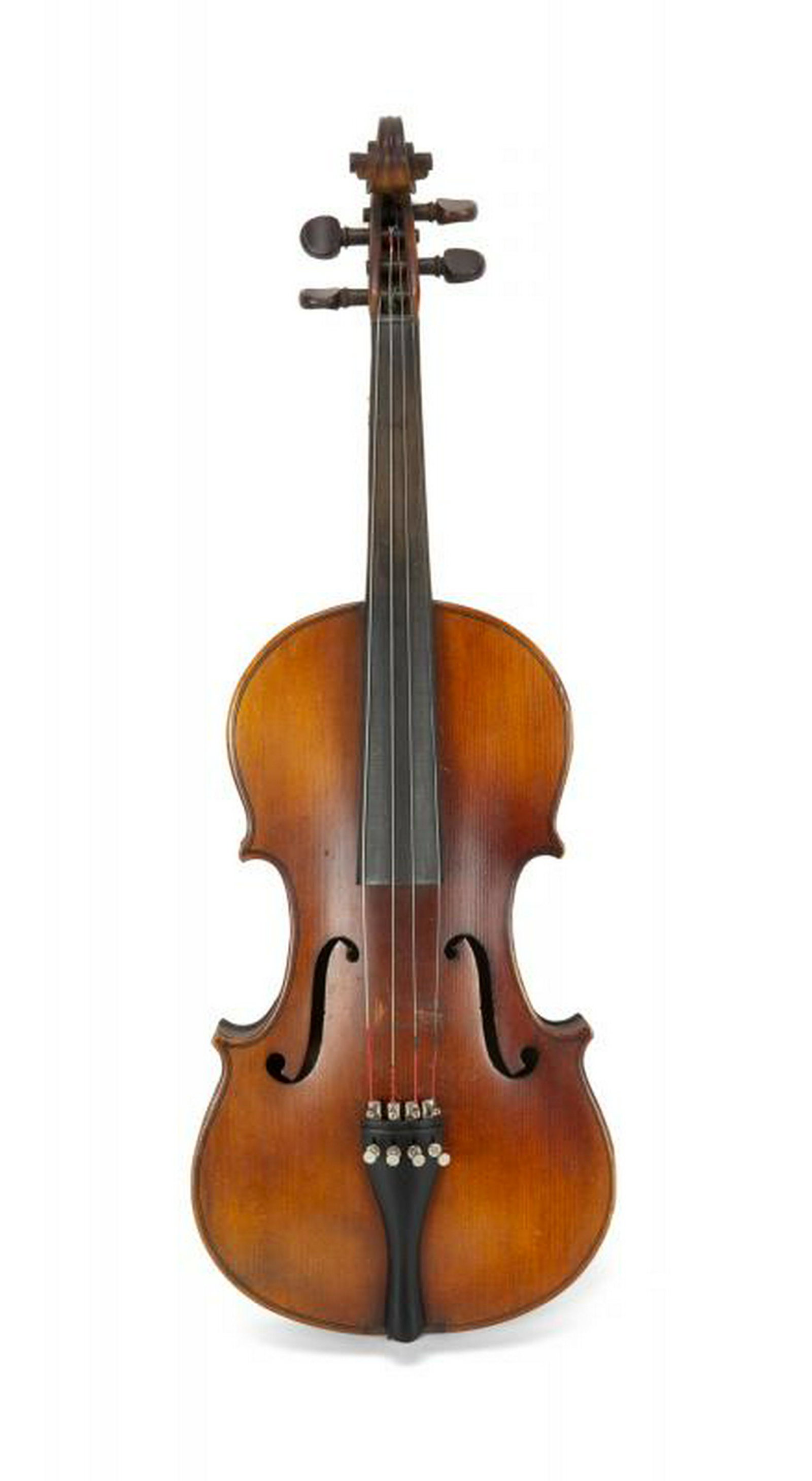 B.B. KING SIGNED VIOLIN: A violin signed on the back in black marker "B.B. King 3-10-87." Accompanied by a broken bow and a soft case. PROVENANCE From the Estate of B.B. King BB King