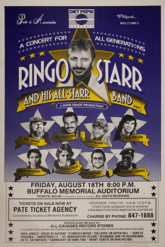RINGO STARR "A CONCERT FOR ALL GENERATIONS" POSTER (1 of 1)