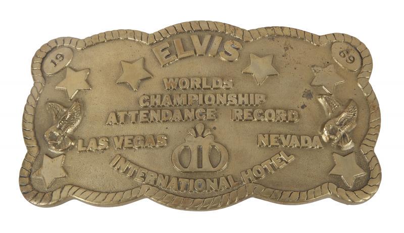 elvis belt buckle