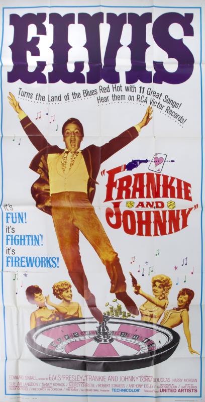 Elvis Presley Frankie And Johnny Movie Poster Mar 15 2018 Hake S Auctions In Pa