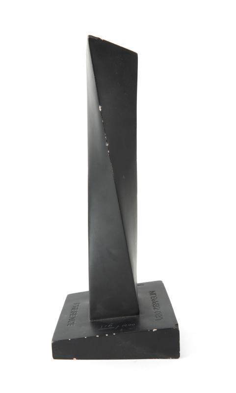 LED ZEPPELIN PROMO AWARD FOR PRESENCE: A promotional trophy for the Led Zeppelin album Presence , numbered 115/1000. 12 by 4 1/2 by 4 1/2 inches Led Zeppelin