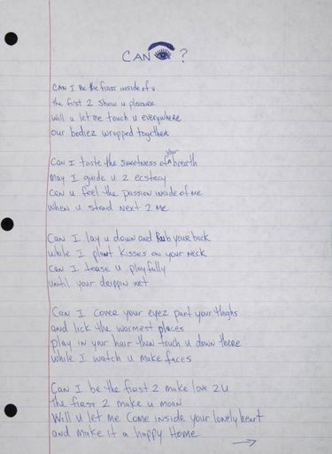 Tupac Shakur Handwritten Lyrics Or Poem Oct 26 2019 Julien S Auctions In Ca