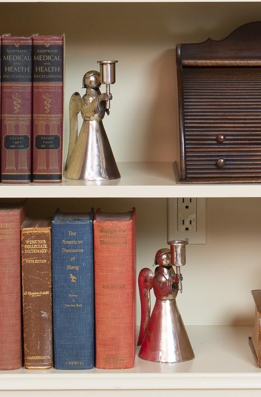 SINATRA PAIR OF LOS CASTILLO SILVER-PLATE ANGEL CANDLE (1 of 2)