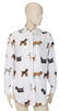 DORIS DAY 1990s-ERA CUTE DOG BLOUSE