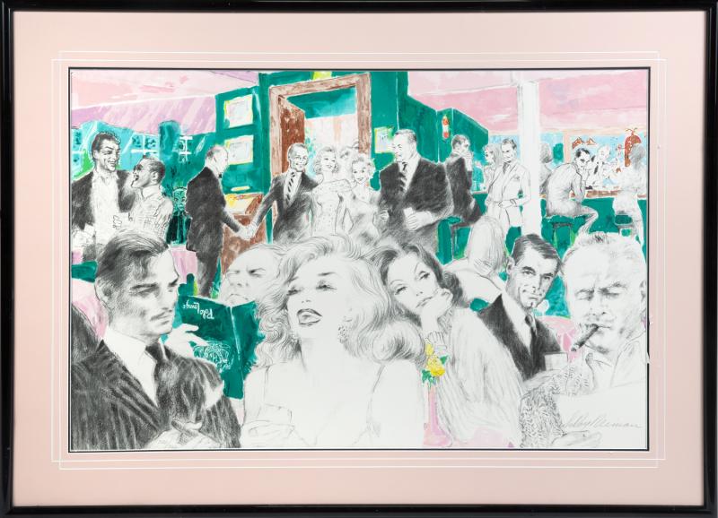 LEROY NEIMAN 'POLO LOUNGE' PAIR OF LITHOGRAPHS (1 of 6)