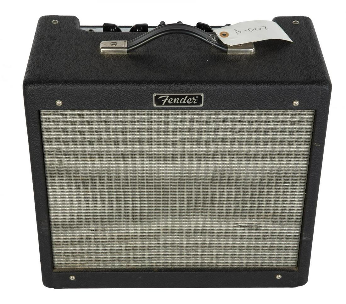 PHIL LESH FENDER COMBO AMPLIFIER: A Fender Blues Junior combo amplifier, serial number B-202386. 20 by 19 by 12 inches PROVENANCE From the Collection of Phil Lesh Rock 'N' Roll