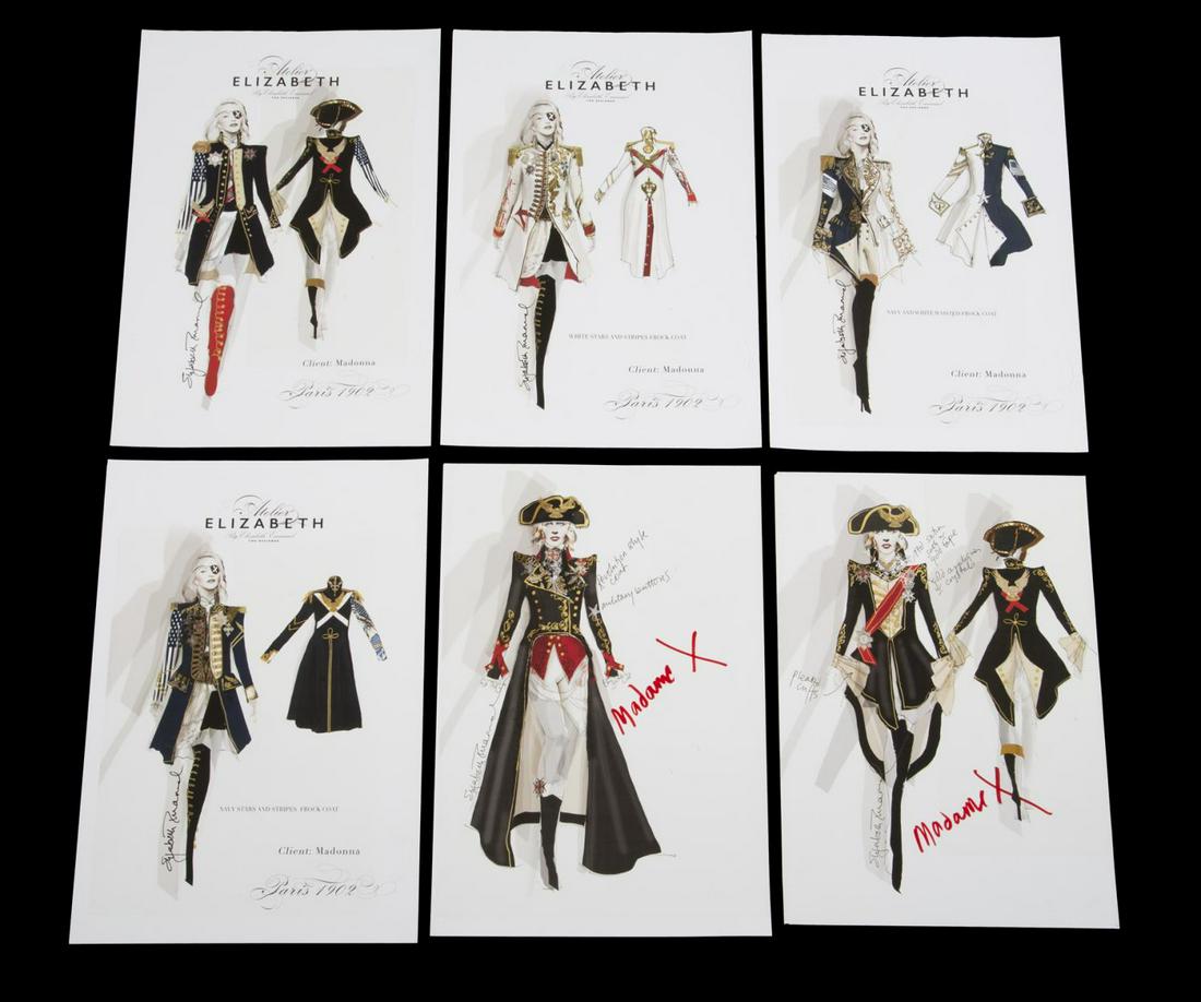 MADONNA COSTUME DESIGNS SIGNED AND STAMPED BY THE (1 of 1)