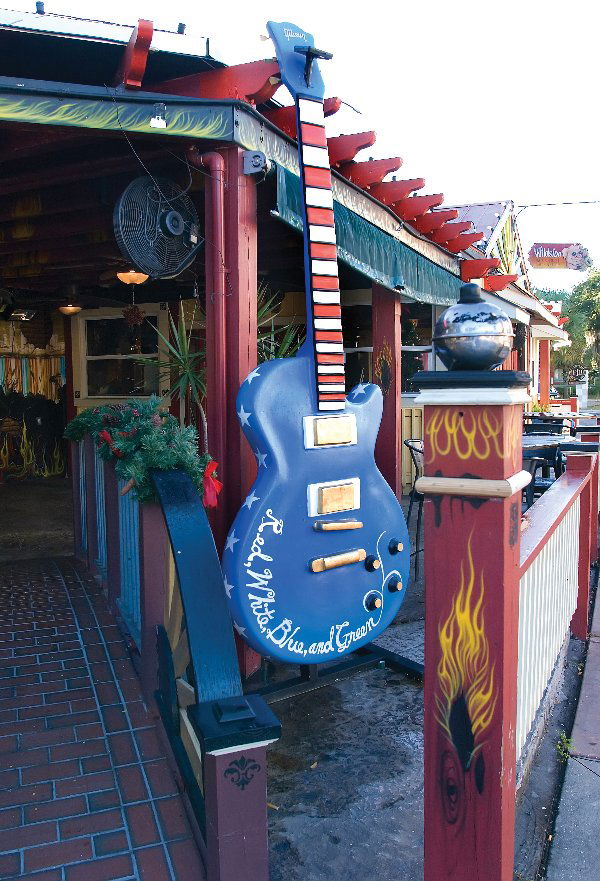 American Music by Mike Finnimore: Gibson Guitar picks, liquid nails and clear lacquer finish on fiberglass. Michael Finnimore currently resides in central Florida where he maintains his painting studio and professional arts business.