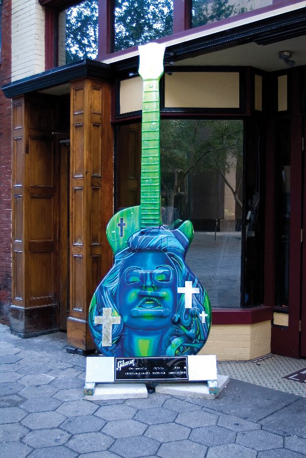 The Muse by Jamess Stryganek: Acrylic and spray paint on fiberglass. Born on the West Coast yet raised on the East, I've been creating ever since I can remember. Though a fan of modern music and the POP-art era philosophy, I tend 