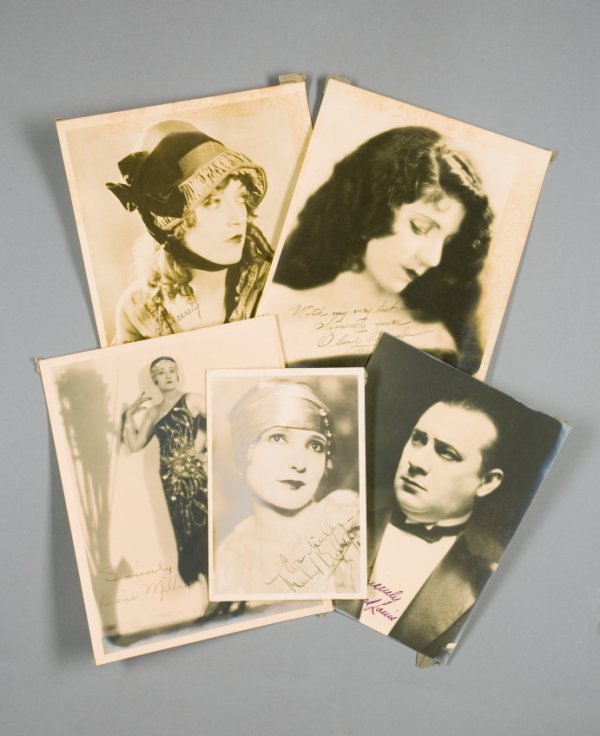 SILENT FILM STAR SIGNED PHOTOGRAPHS