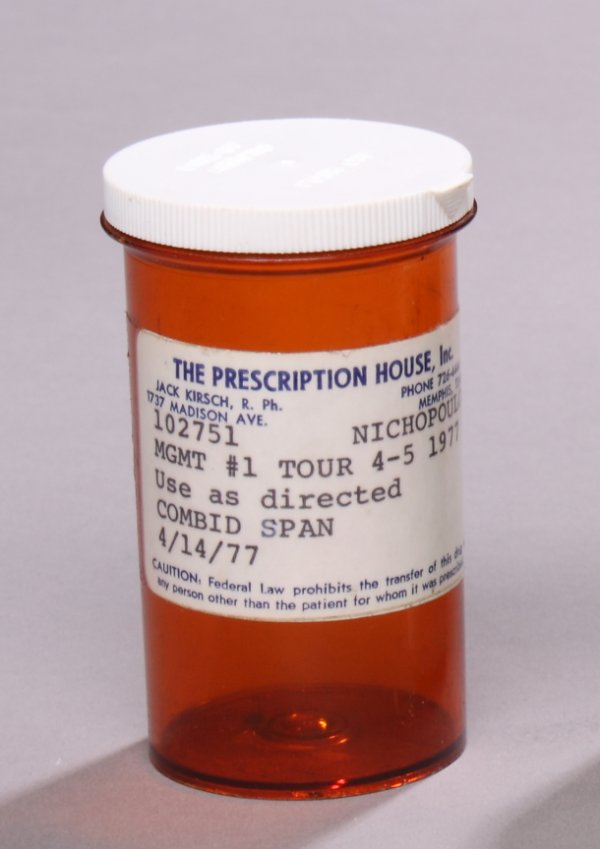 ELVIS PRESCRIPTION BOTTLE