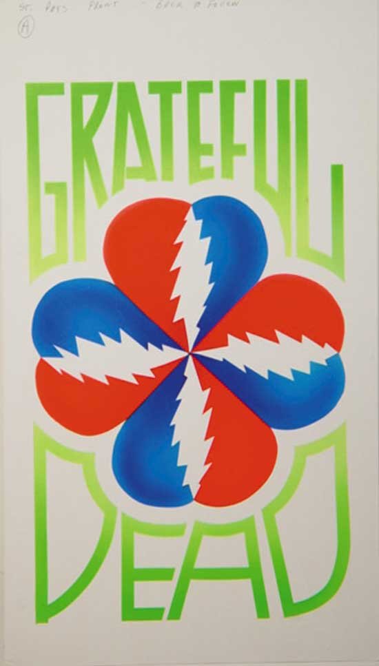 Grateful Dead Irish Clover Concept Art