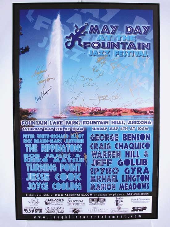 Signed May Day Jazz Festival Poster