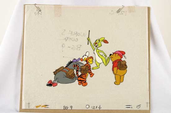Winnie the Pooh &Friends Disney Animation Cel