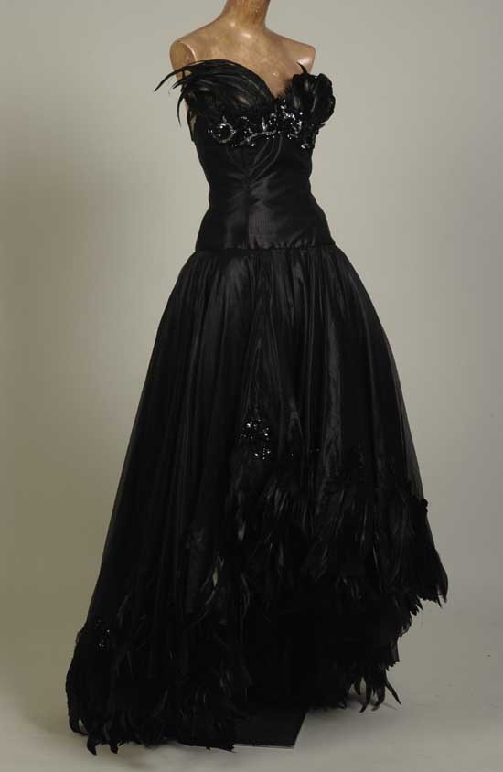 Nolan Miller Black Feather NYC Ballet Costume