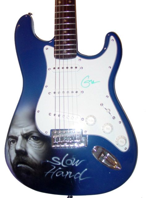 Eric Clapton Rare In-Person Signed Guitar