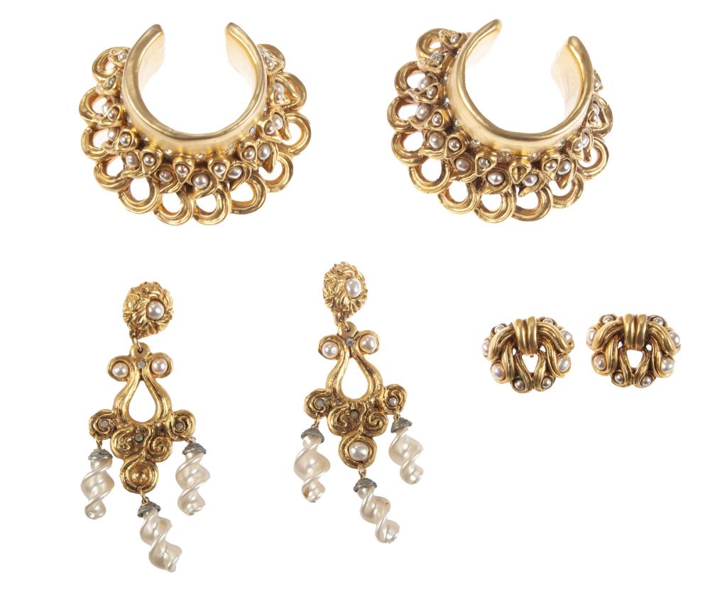 JEAN KASEM VINTAGE CLAIRE DEVE BRACELETS AND EARRINGS (1 of 1)