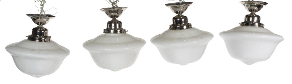 JEAN AND CASEY KASEM SET OF FOUR FLUSHMOUNT LIGHT FIXTURES (1 of 1)