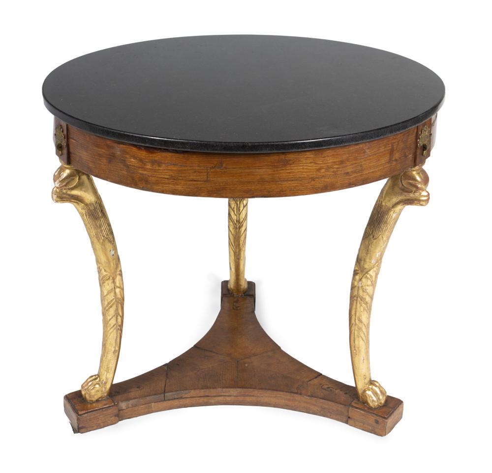 JEAN AND CASEY KASEM ANTIQUE REGENCY HALL TABLE (1 of 4)