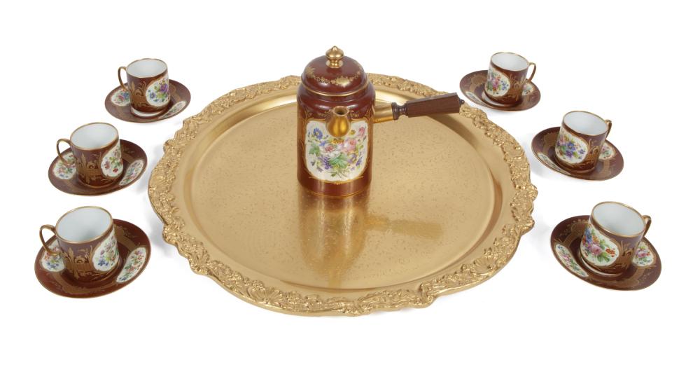 JEAN AND CASEY KASEM SEVRES PORCELAIN CHOCOLATE SET (1 of 1)