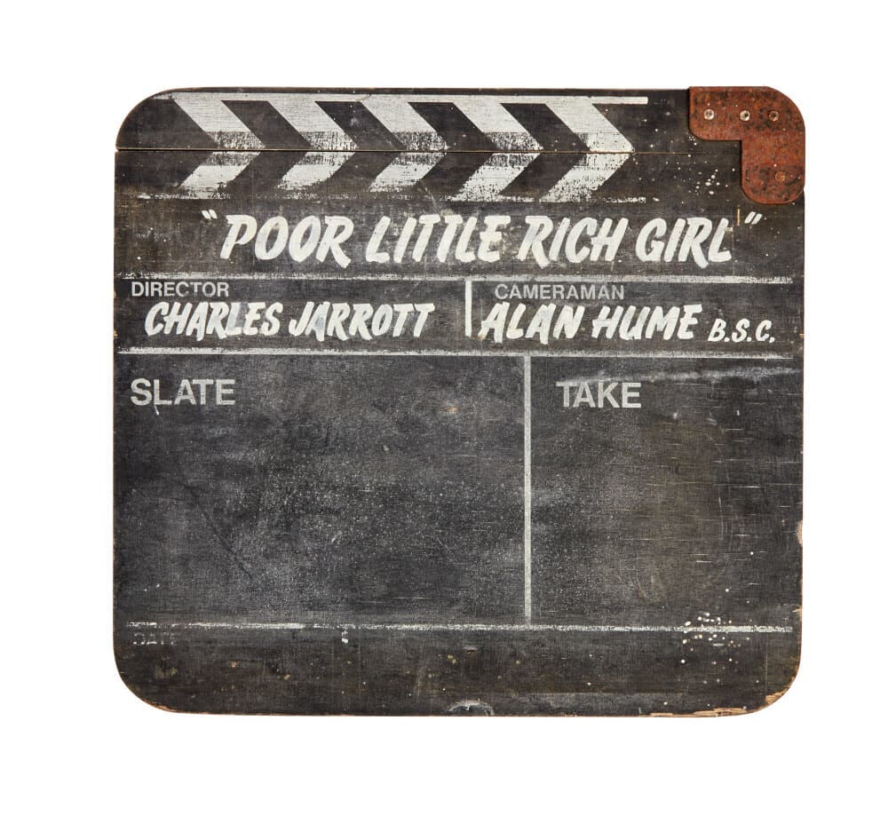 POOR LITTLE RICH GIRL - THE BARBARA HUTTON STORY | PAIR OF CLAPPERBOARDS (1 of 4)
