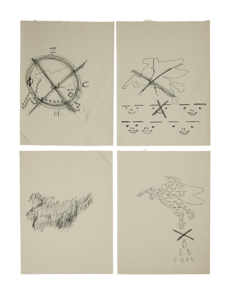 DENNIS HOPPER | MICHAEL MCCLURE DRAWINGS (1 of 2)