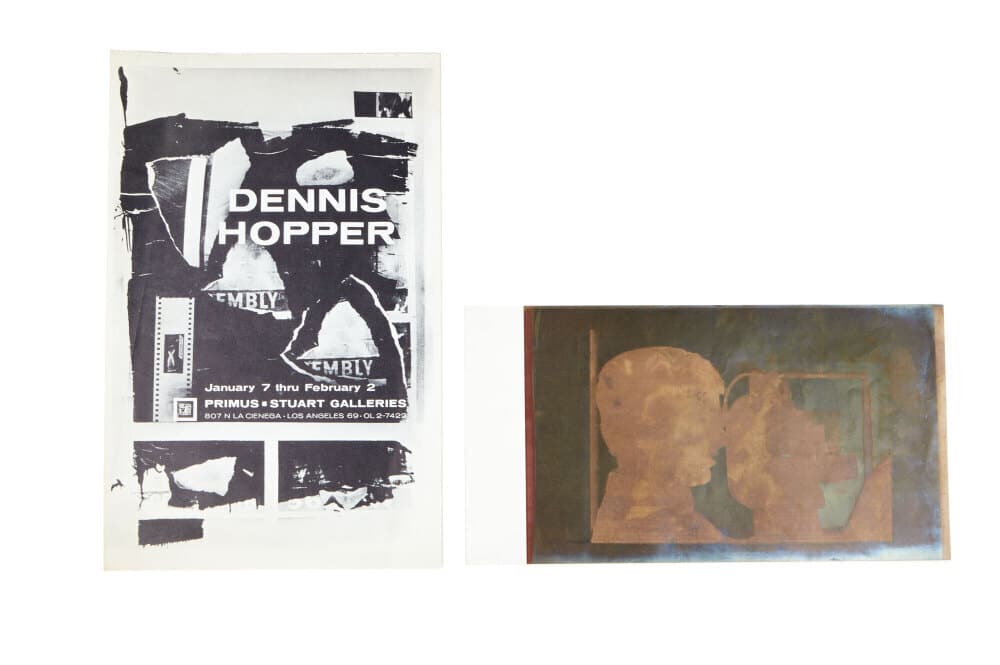 DENNIS HOPPER | ORIGINAL ANDY WARHOL NEGATIVE PHOTO WITH PRIMUS GALLERY POSTER (1 of 4)