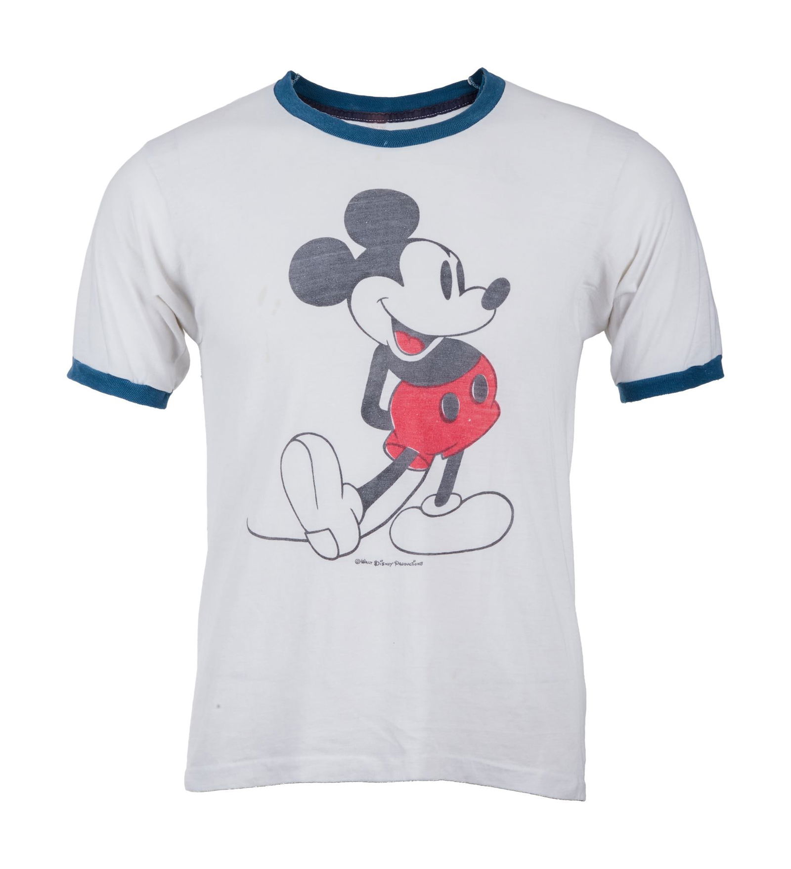 THE RAMONES | DEE DEE RAMONE MICKEY MOUSE RINGER T-SHIRT (WITH PHOTO) (1 of 4)