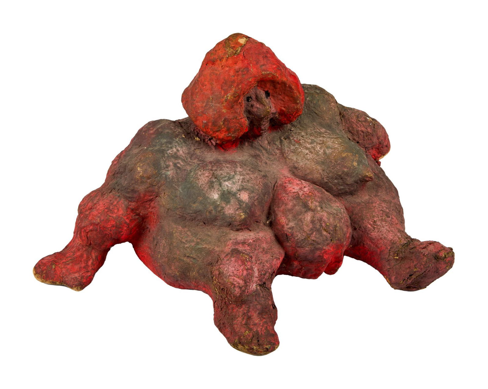 FRANK ZAPPA | ORIGINAL PAPIER MACHE ART: An original piece of papier mache art owned by Frank Zappa. Dimensions: 5.5 x 9.5 x 7 inches Provenance: PROVENANCE The Zappa Trust COA / LOA: None