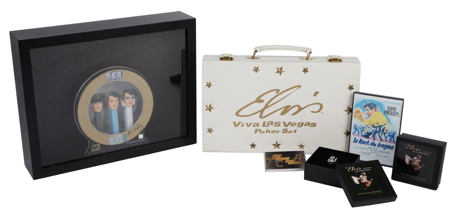 ZZ TOP | DUSTY HILL GROUP OF ELVIS COLLECTIBLES (1 of 14)