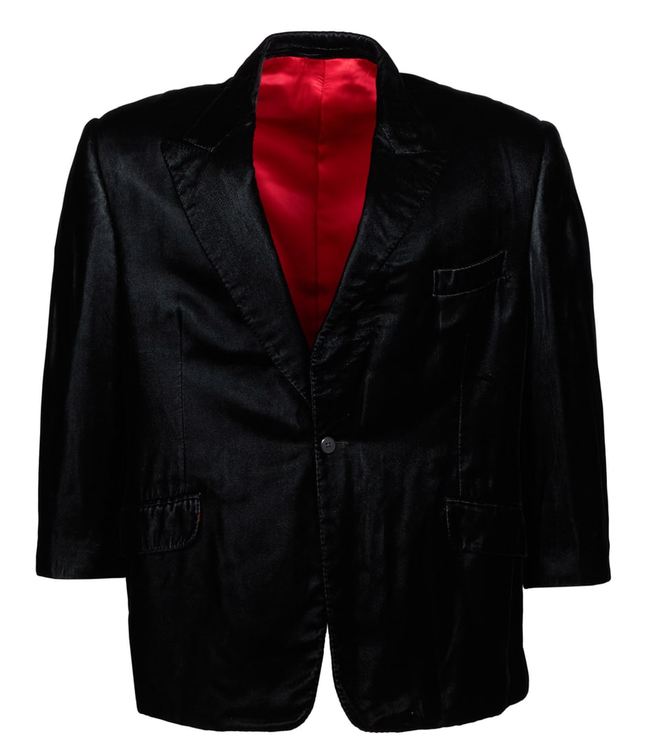 ZZ TOP | DUSTY HILL EVENT-WORN TOMMY HILFIGER VELVET SUIT AND PHOTO (1 of 10)