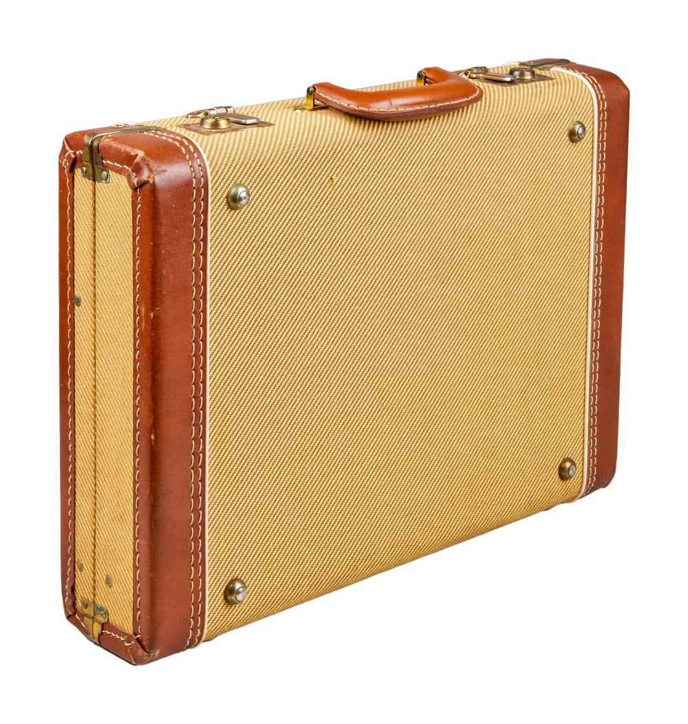 ZZ TOP | DUSTY HILL FENDER TWEED BRIEFCASE (1 of 6)