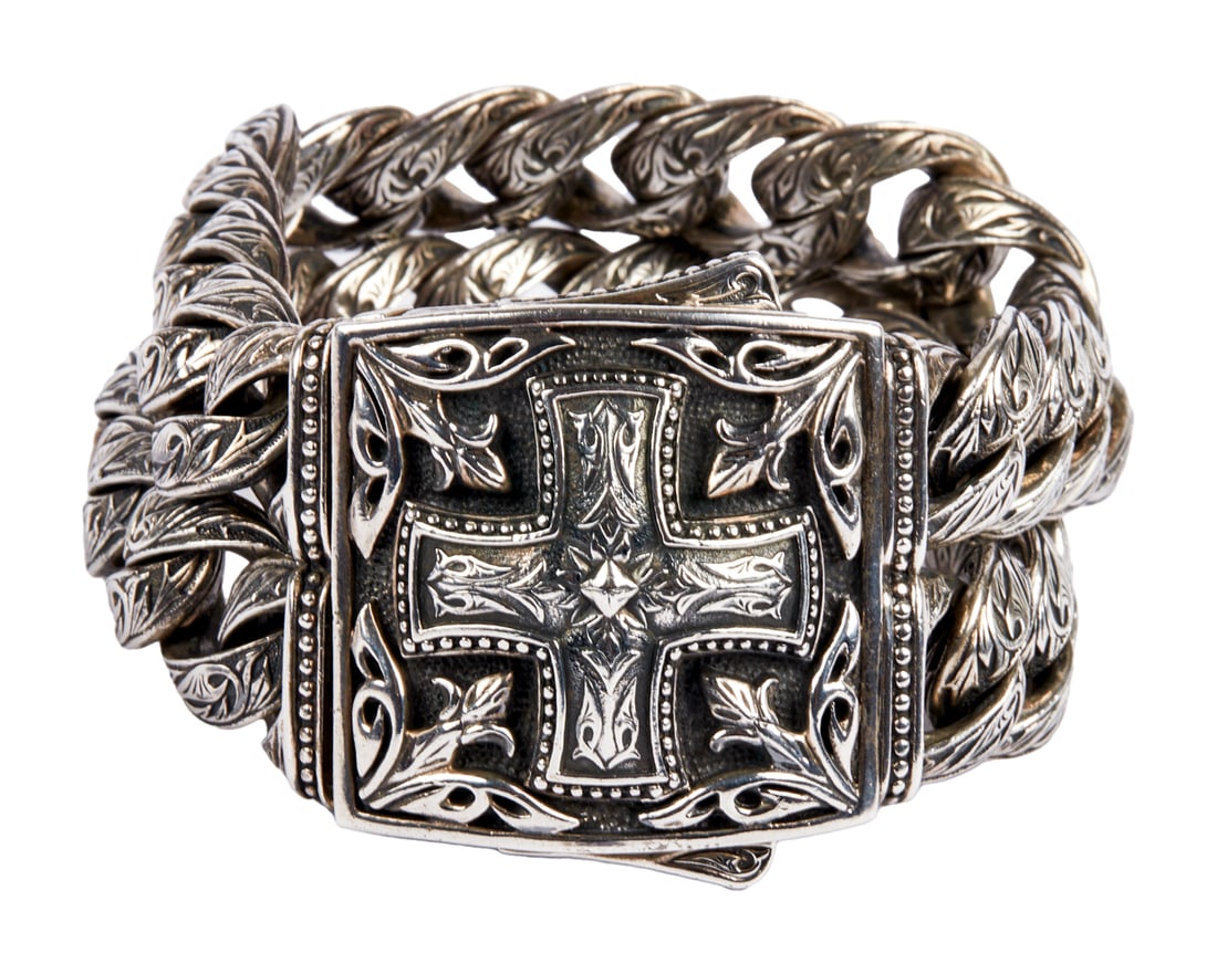 ZZ TOP | DUSTY HILL SCOTT KAY CROSS BRACELET (1 of 7)
