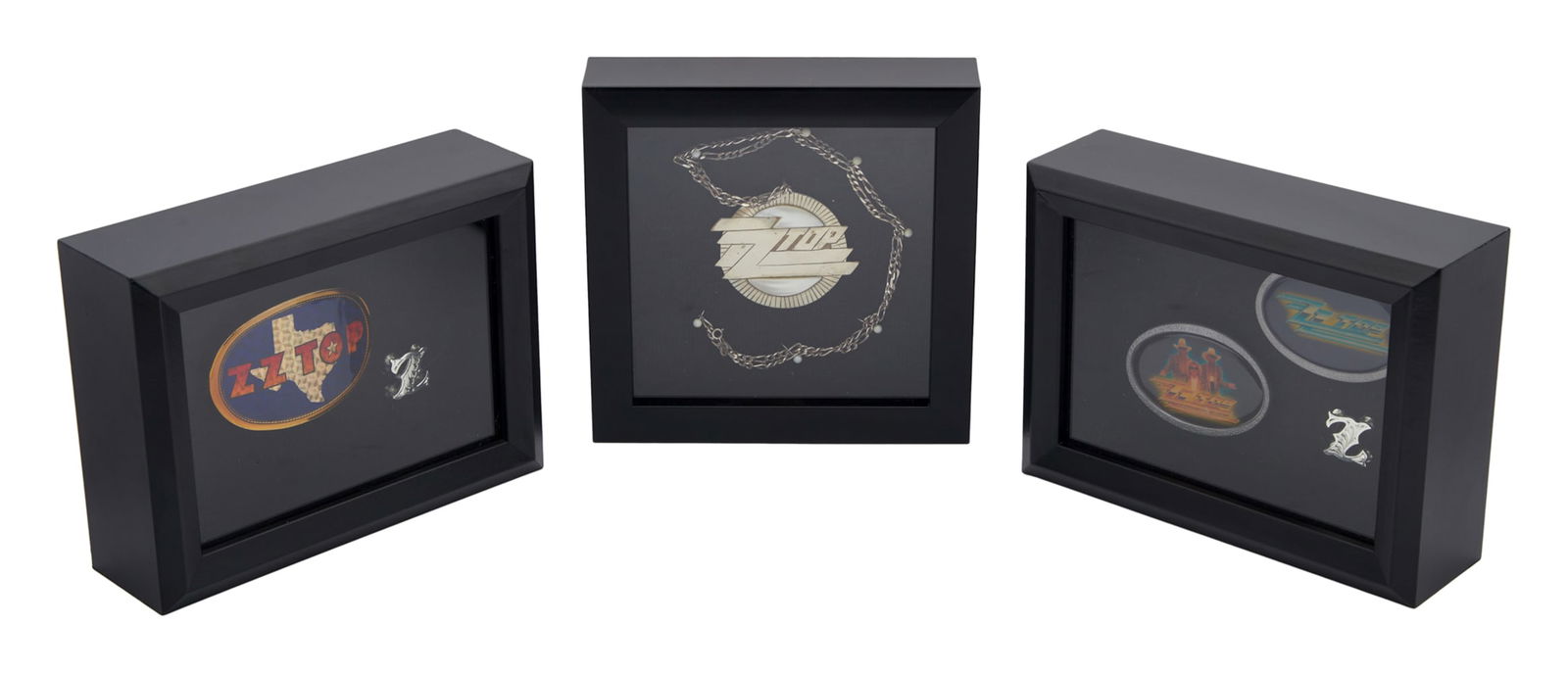 ZZ TOP | DUSTY HILL BELT BUCKLES AND MEDALLION (1 of 8)