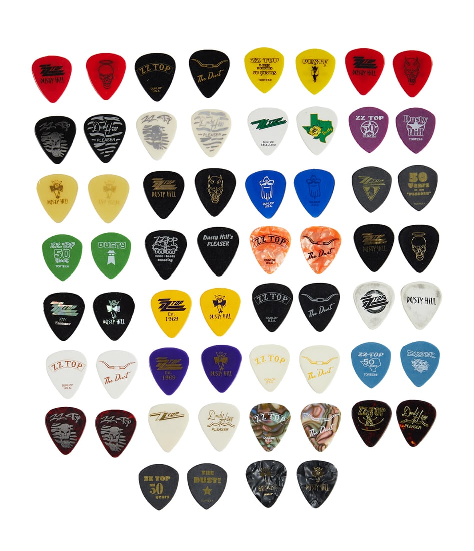 ZZ TOP | DUSTY HILL CUSTOM PICK COLLECTION (1 of 2)
