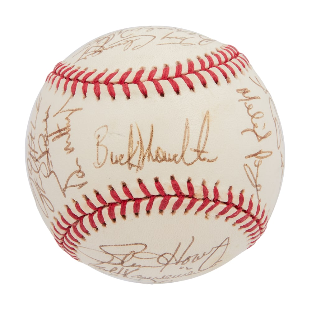 ZZ TOP | DUSTY HILL 1994 YANKEES SIGNED BASEBALL (1 of 10)